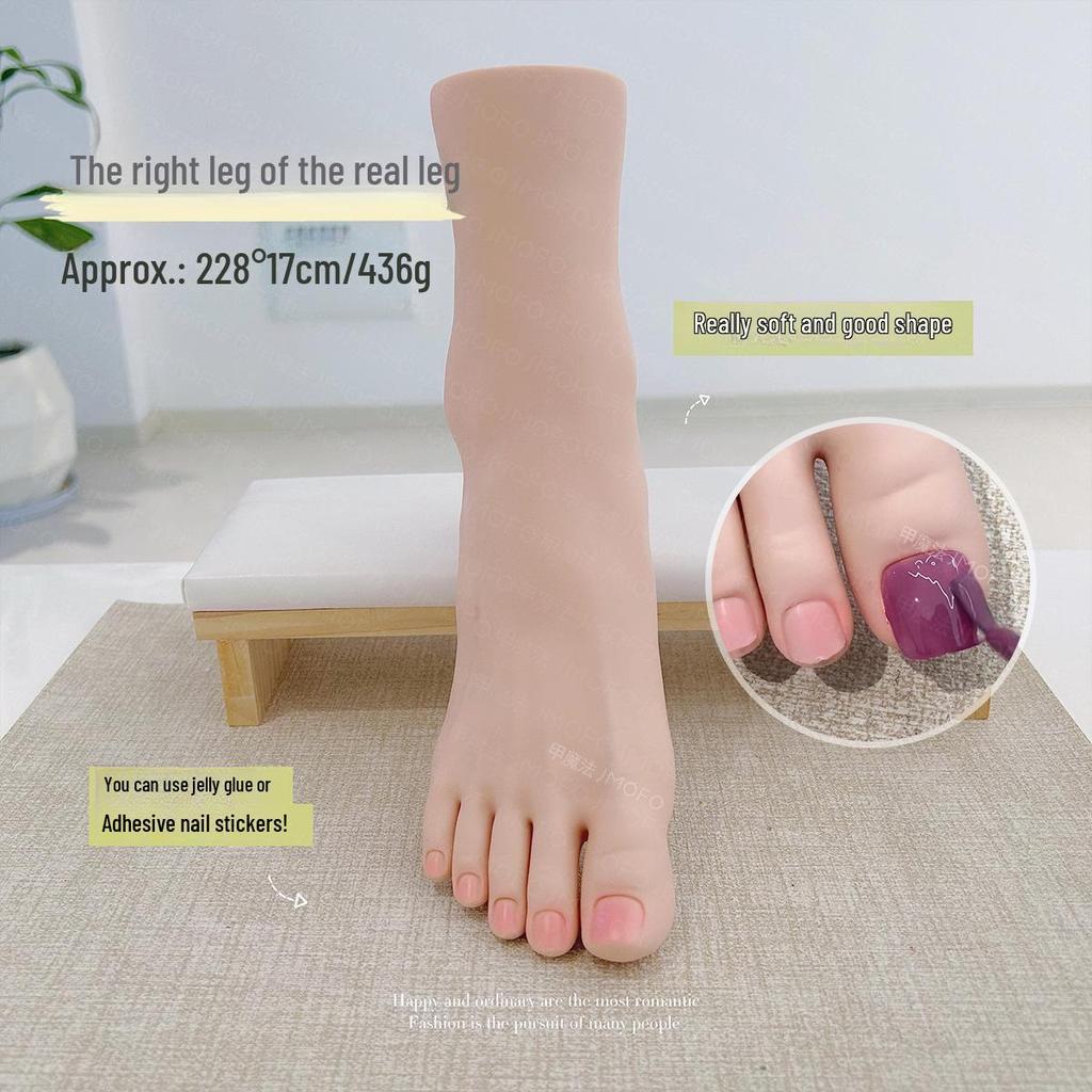 Bendable Wearable Manicure Practice Hand Model for Nail Display