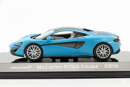 ALTAYA 1/43 Масштаб McLaren 570S Coupe 2016 (Синий металлик) с чехлом [Параллельный импорт]