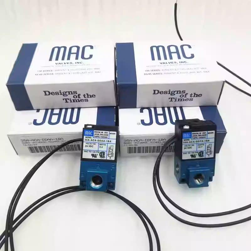 MAC 3-поршневой электронный соленоидный клапан управления бустом 35A-ACA-DDBA-1BA 35A-ACA-DDAA-1BA 12В 24В С фитингами для трубок 6 мм Латунный глушитель