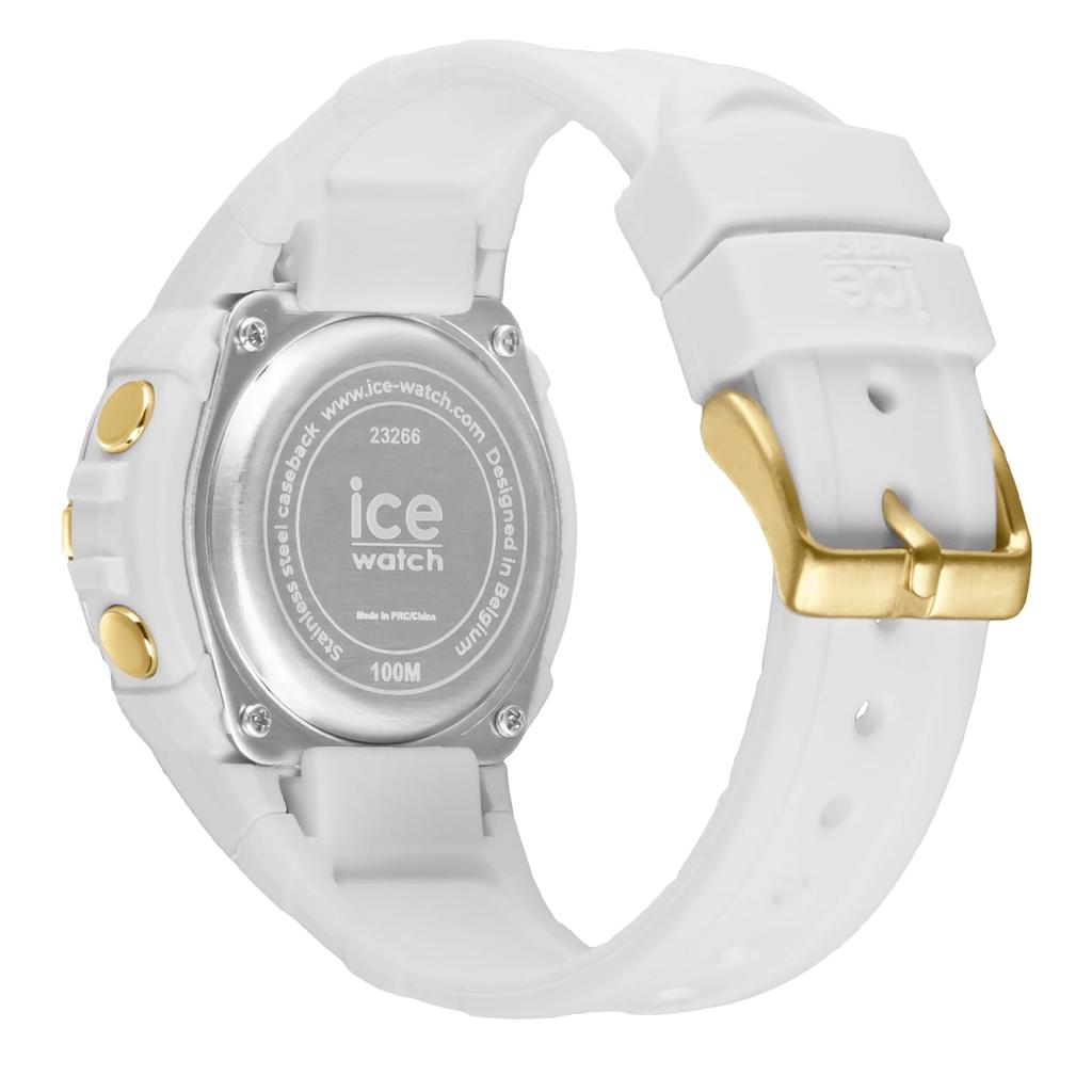 Авторизованный дистрибьютор Ice Watch Watch 023266 Ice Digit Explorer Magical White Gold Small 40mm Digital [Ice-watch] Мужские Женские