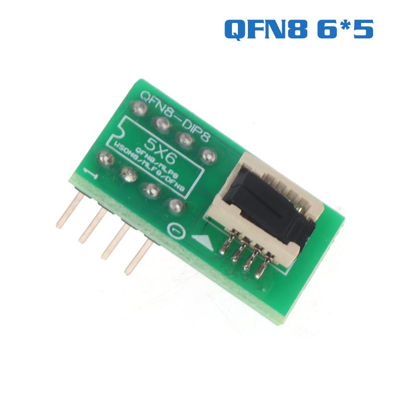 DFN8 WSON8 MLF8 MLP8 QFN8 to DIP8 Adapter 6*5mm 6*8 IC Chips Socket For CH341A TL866ii Plus RT809H/F T48 T56 EZP2025 Programmer