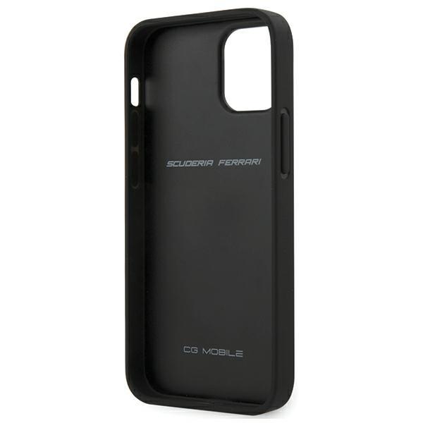 Ferrari Fesnechcp12Sbk Iphone12 Mini 5,4 Czarny/Black Hardcase On Track Pu Carbon