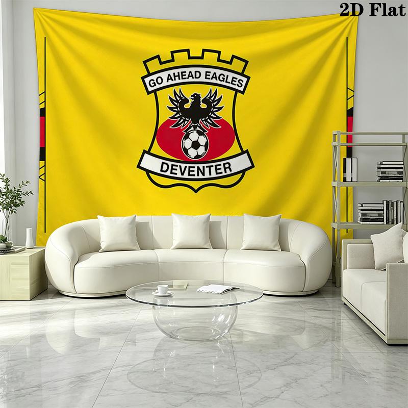 Go Ahead Eagles Wall Tapestry Aesthetic Wall Hanging Printed Fabric Blanket Decorative Tapestries for Bedroom Living Room Home Decor