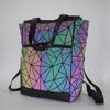 Новый геометрический рюкзак светящийся сумка для компьютера унисекс рюкзак с ромбами многофункциональный рюкзак большой вместимости