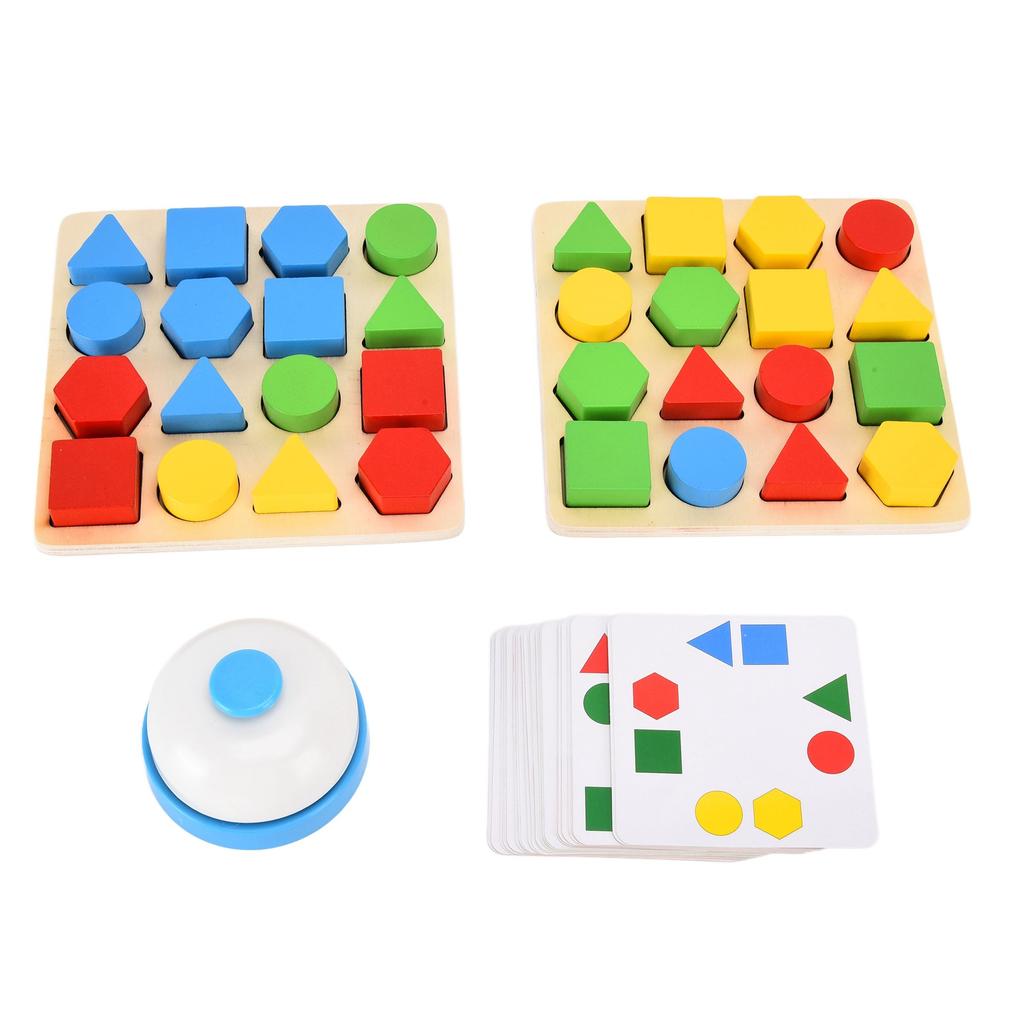 Geometric Puzzle Toy Educational Interactive Blocks Puzzle Brain Teasers Cognitive Toy