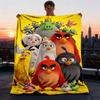 1 шт. Птички из Angry Birds Наружное мягкое одеяло Ультраплюшевое, теплое, универсальное и простое в уходе для кемпинга, и