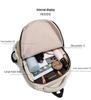 Korean Style Cross-Border Casual Backpack - Unisex Large Capacity Student Schoolbag for Outdoor Mountaineering & Hiking.