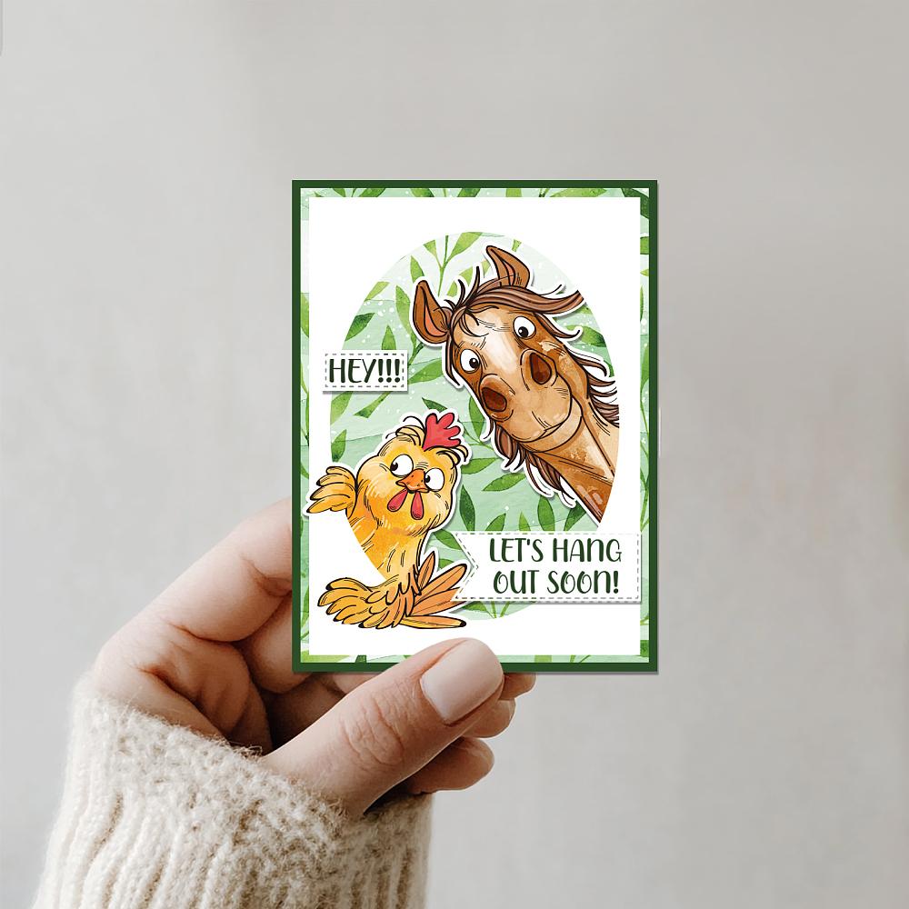 PVC Plastic Clear Stamps for DIY Scrapbooking Photo Album Decorative Cards Making Animals 160x110mm