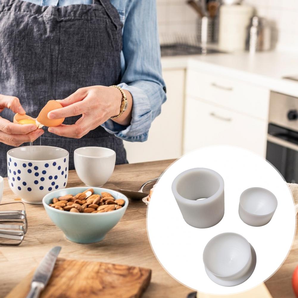 Форма для мыла в форме пончика, форма для мыла в форме пончика, пресс-форма для шампуня, 3D, антипригарное покрытие, диаметр 6,35 см/5,8 см, шарик соли для ванны