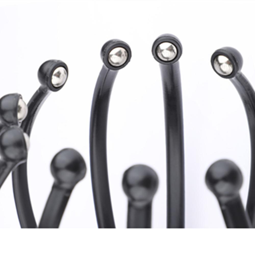 Электрический массажер для головы с 12 когтями, массаж шеи, расслабление кожи головы, успокоение, снятие стресса, USB