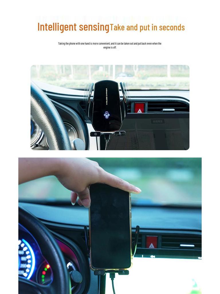 Apple Smart Wireless Charging Car Phone Holder & Locator/Navigator with Anti-Lost Feature