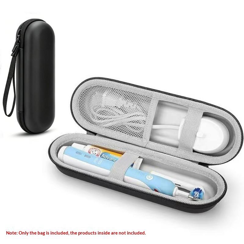 Electric Toothbrush Case Waterproof Traveling Storage Bag With Mesh Pocket Covers Protection