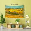 Vibrant Medieval Oil Painting Tapestry - Durable, Lightweight Polyester Wall Hanging for Living Room & Bedroom Decor with Easy Care