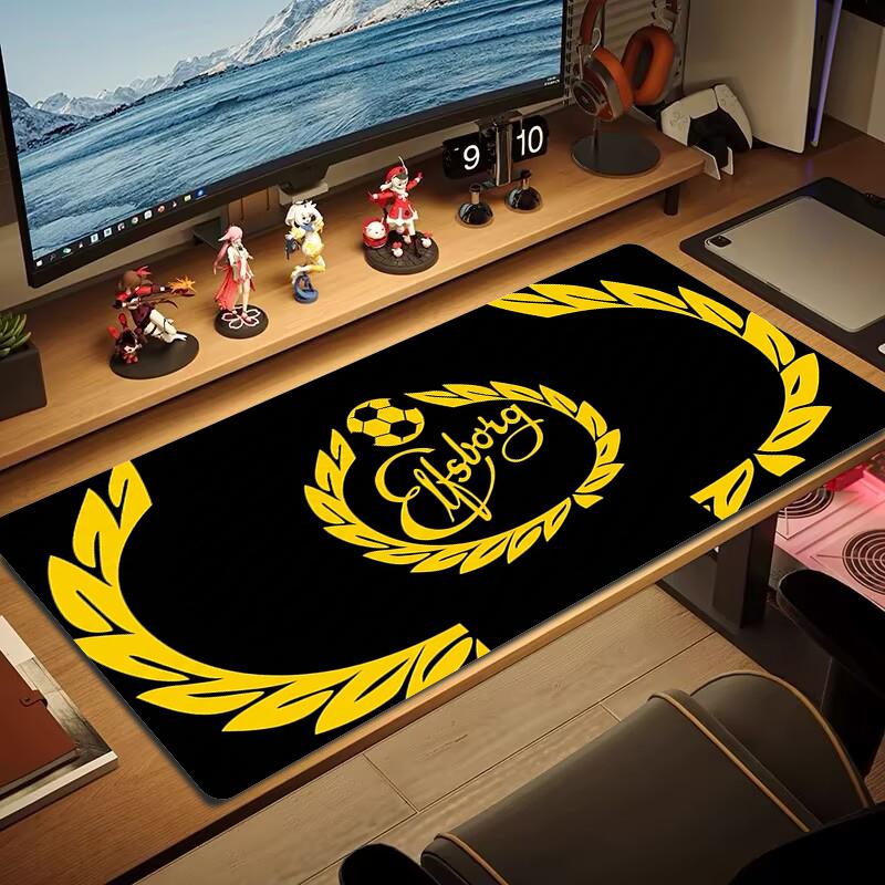 Коврик для мыши Elfsborg Большой игровой коврик для стола Нескользящий Коврик для ноутбука и планшета XXL Мини-ПК Игровой коврик с замшевым краем