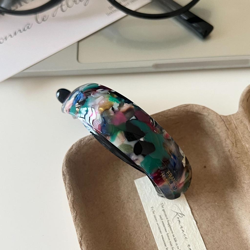 Ацетатная заколка-банан, заколка-твист, корейская новая заколка для хвостика, простая большая нескользящая заколка для волос, головной убор, аксессуары для волос для девочек и женщин