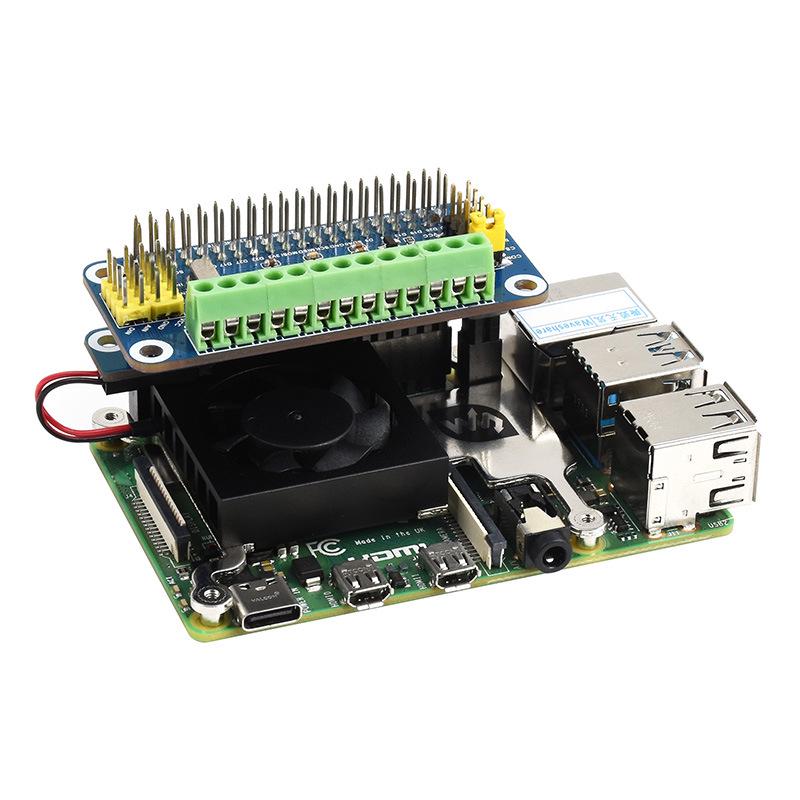 Raspberry Pi Cooling Fan with GPIO Adapter for Pi 4/3B+/3B