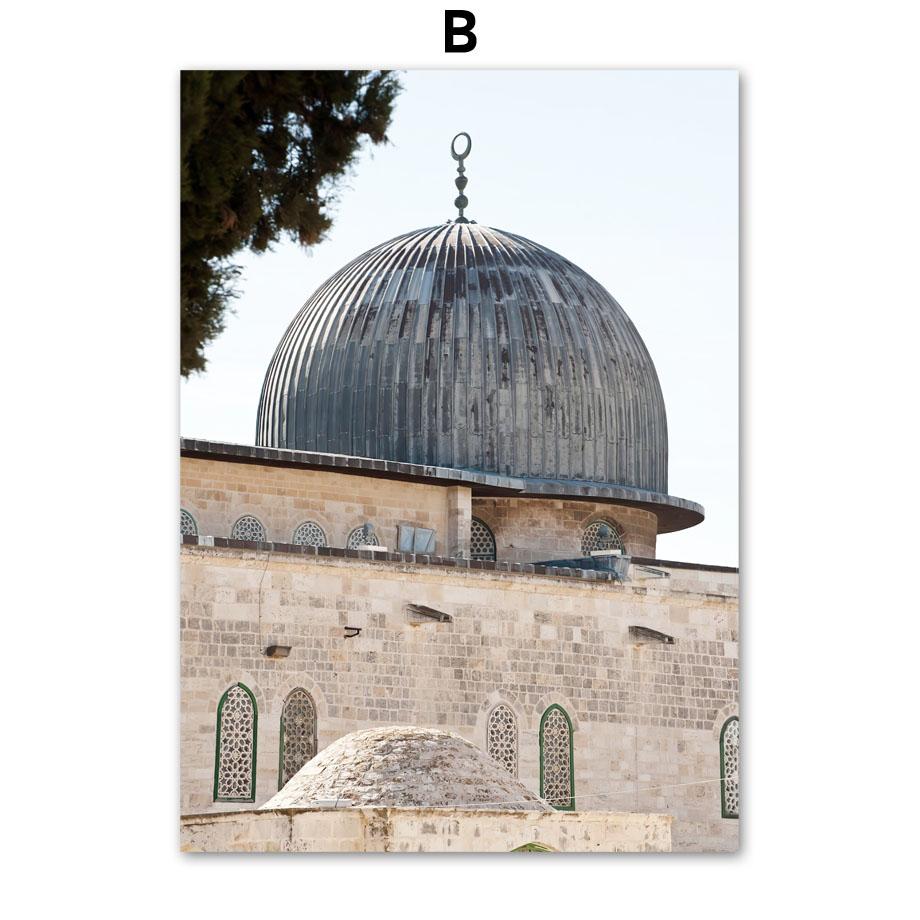 Белая мечеть шейха Зайда, золотые листья, плакаты на скандинавскую тему и принты, настенная живопись на холсте, настенные панно для декора гостиной