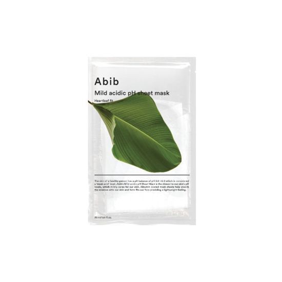 ABIB Тканевая маска с умеренно кислым pH Houttuynia Cordata Fit 5 листов (+1 подарочный план)