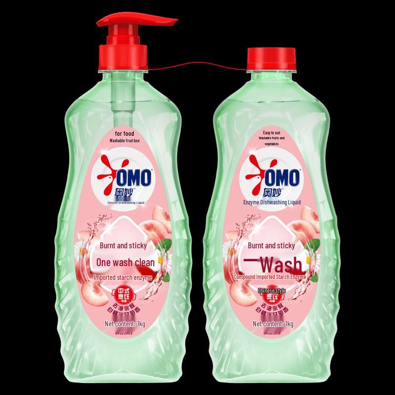 OMO Enzyme Dishwashing Liquid - White Peach & Chamomile