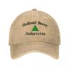 Логотип Godhead Heavy Industries Бейсболки Snapback Джинсовая ткань Кепки Для улицы Регулируемая Кепка Спортивная Бейсболка Ковбойская шляпа
