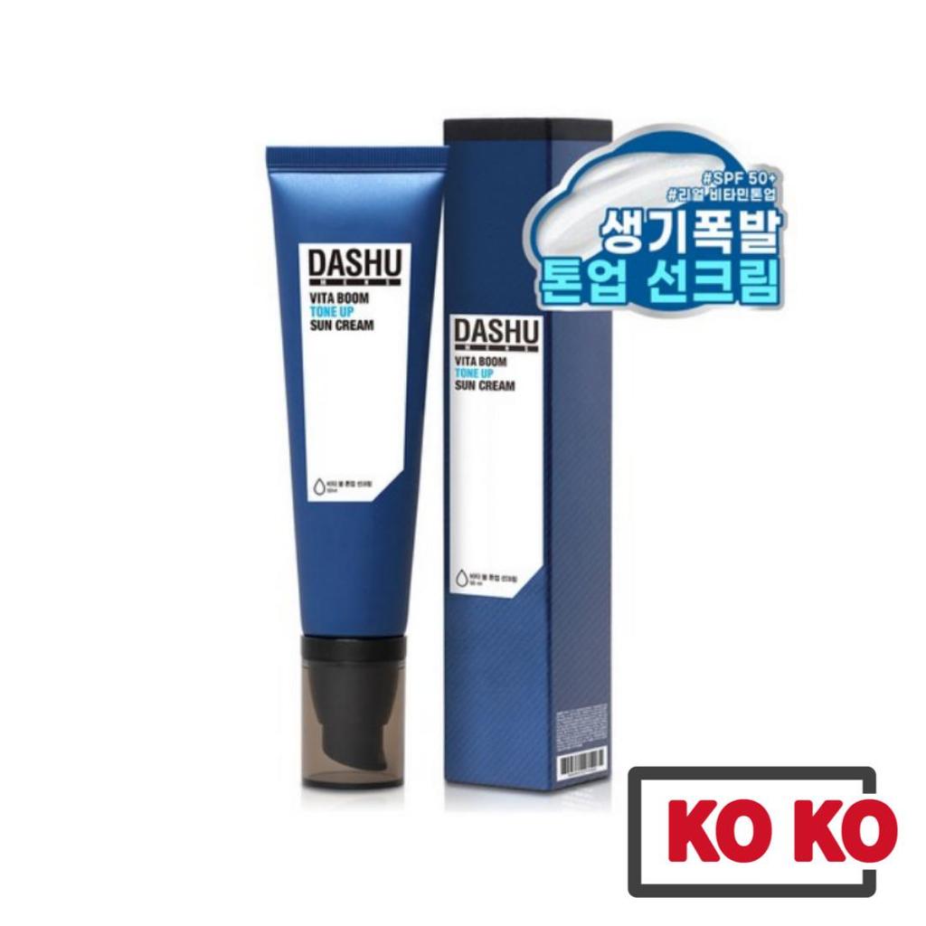 DASHU Mens Vita Boom Tone Up Sun Screen 50 мл / Солнцезащитный крем / Солнцезащитный крем