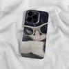 Стильные Солнцезащитные Очки Кошка в Смокинге Ударопрочный Чехол для Телефона для iPhone 17 16 15 14 11 12 13 Pro Max Air Plus Задняя Крышка