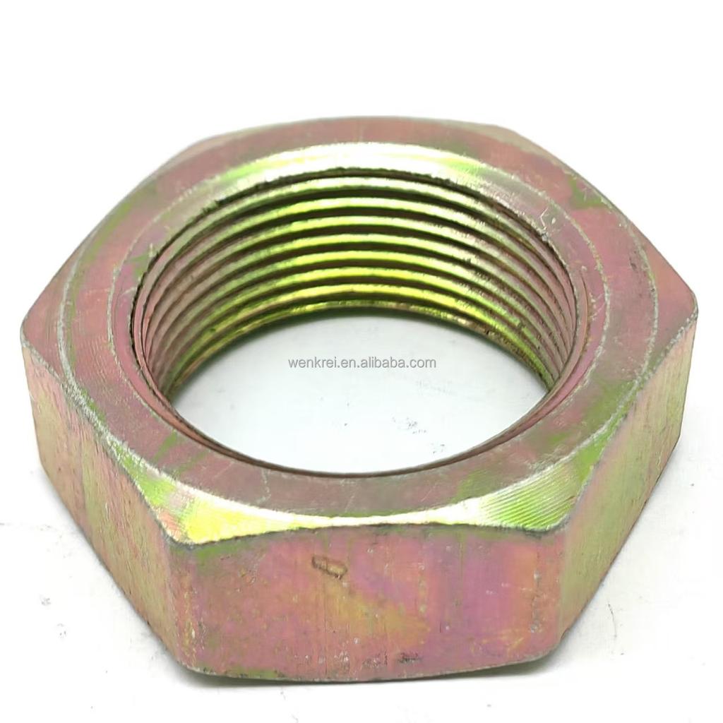 High-Strength Replacement Hex Nut for Linde Forklift - M27x1.5 Thread (Compatible with OEM 11524521300)