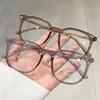 Lightweight Square Frame Myopia Glasses Retro Large Frame Eyewear Anti-blue Light Glasses  Student