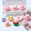 3D Pig Food Play Cream Glue Resin Ornaments Keychain for DIY Jewelry