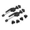 2PCS Clamping Elements Black Ergonomic Handle Adjustable Labor Saving Woodworking Quick Clamps for
