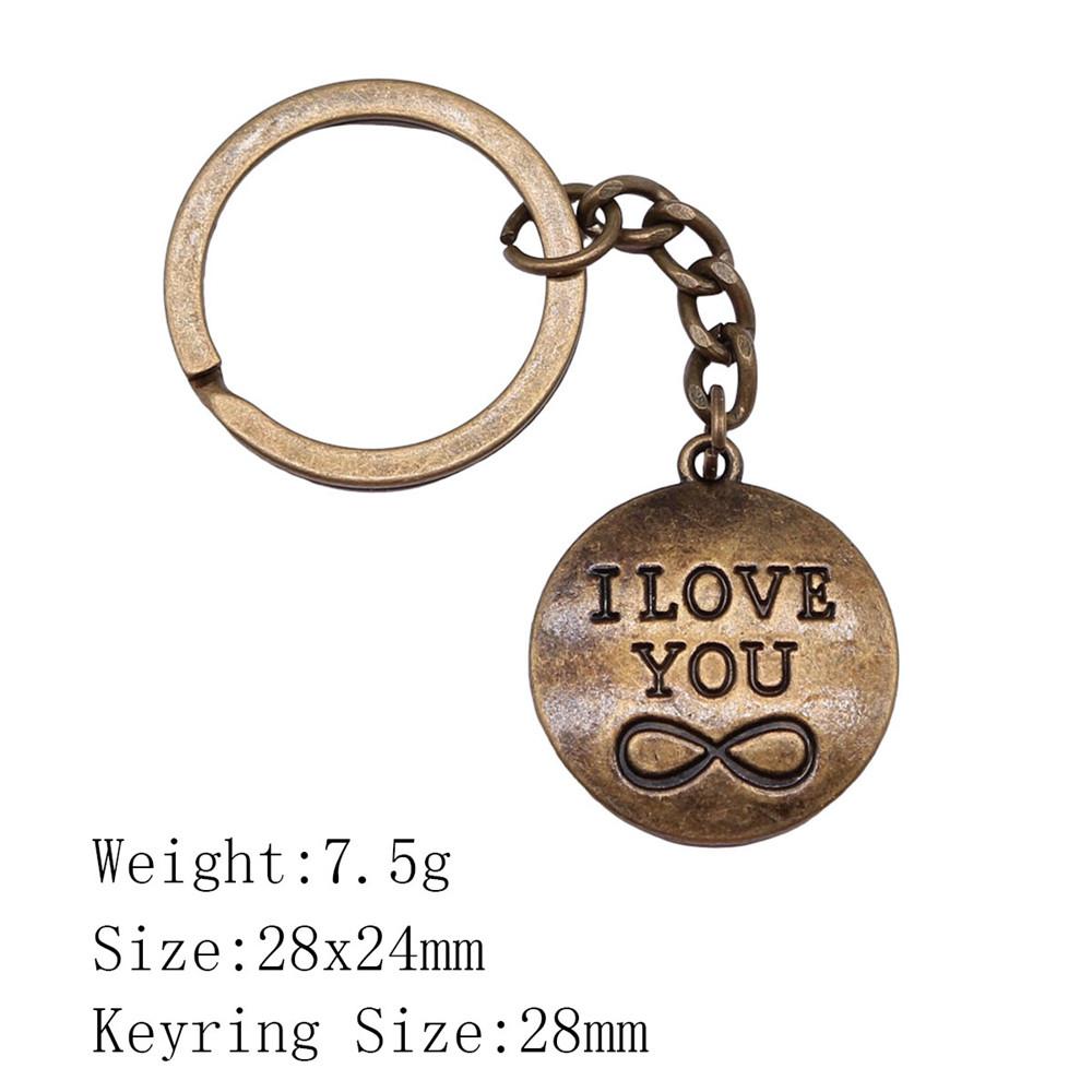 Подарки на день рождения Автомобильный брелок I Love Tags Брелок для ключей Аудитория Брелок Аксессуары
