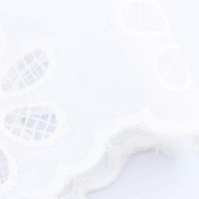 Kaslead New Women Clothes Western Style Fashion Simple and Versatile Temperament Water Soluble Embroidery Shirts Top