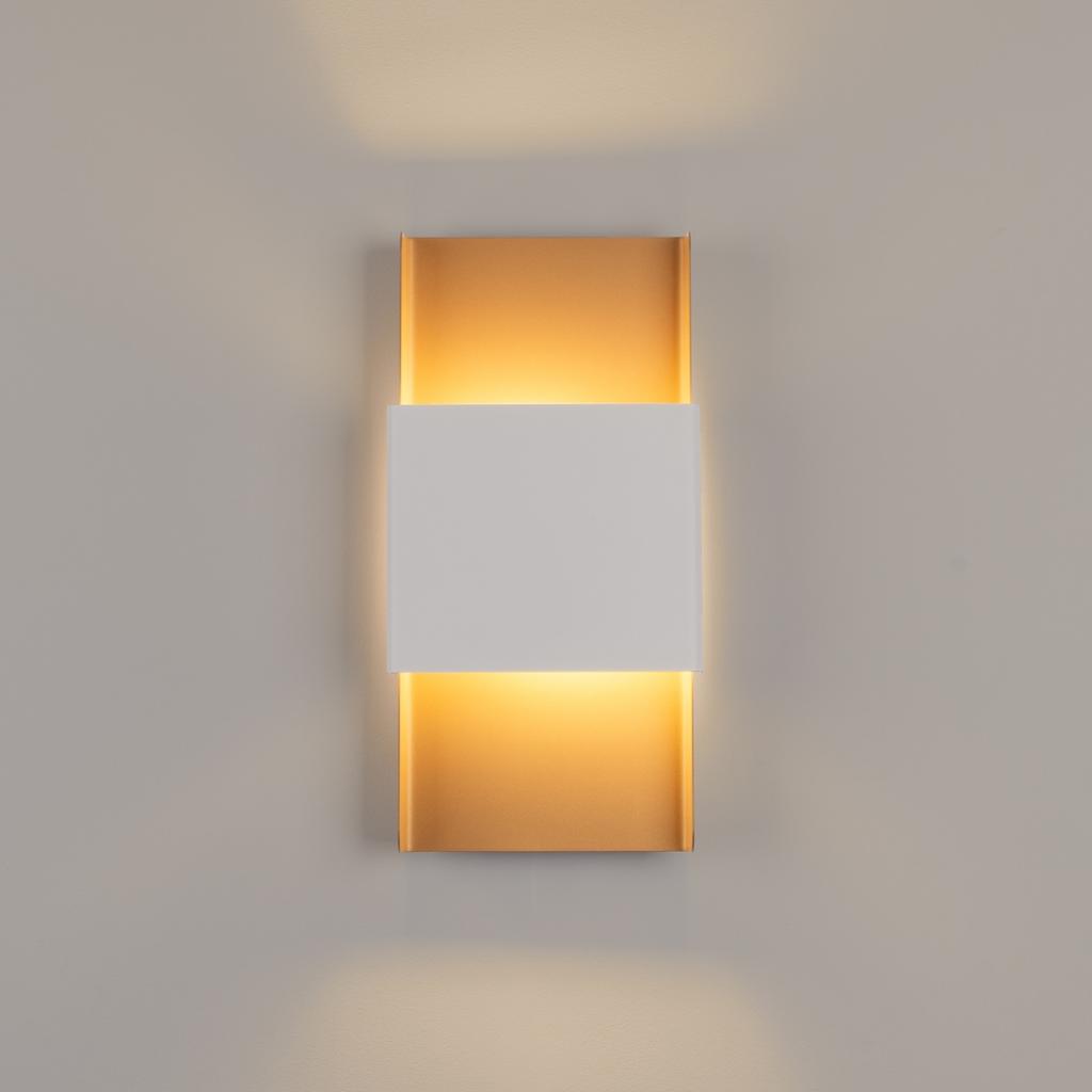 Durlin gold/white wall lamp