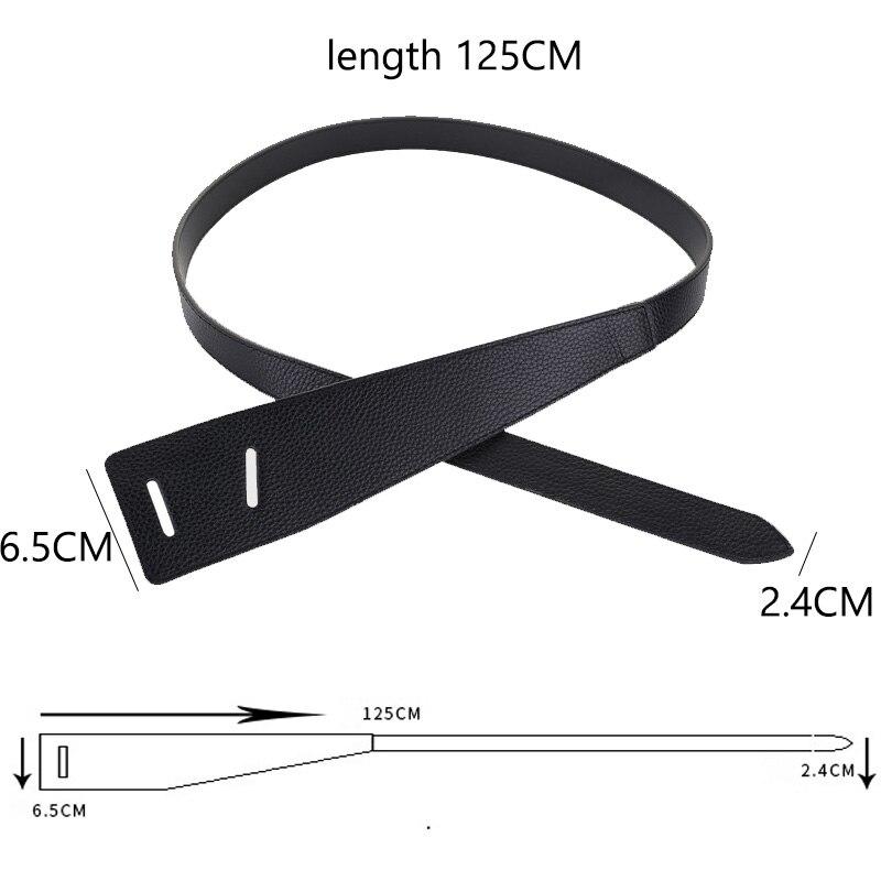 Zency Fashion Design Wide Leather Women's Waistband Dress Waist Belt