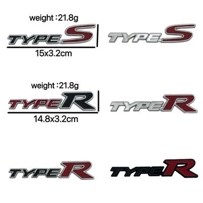 Наклейка на автомобиль с логотипом Type R для модифицированных Honda Civic, Fit, Crider, Spirior, XRV, Vezel