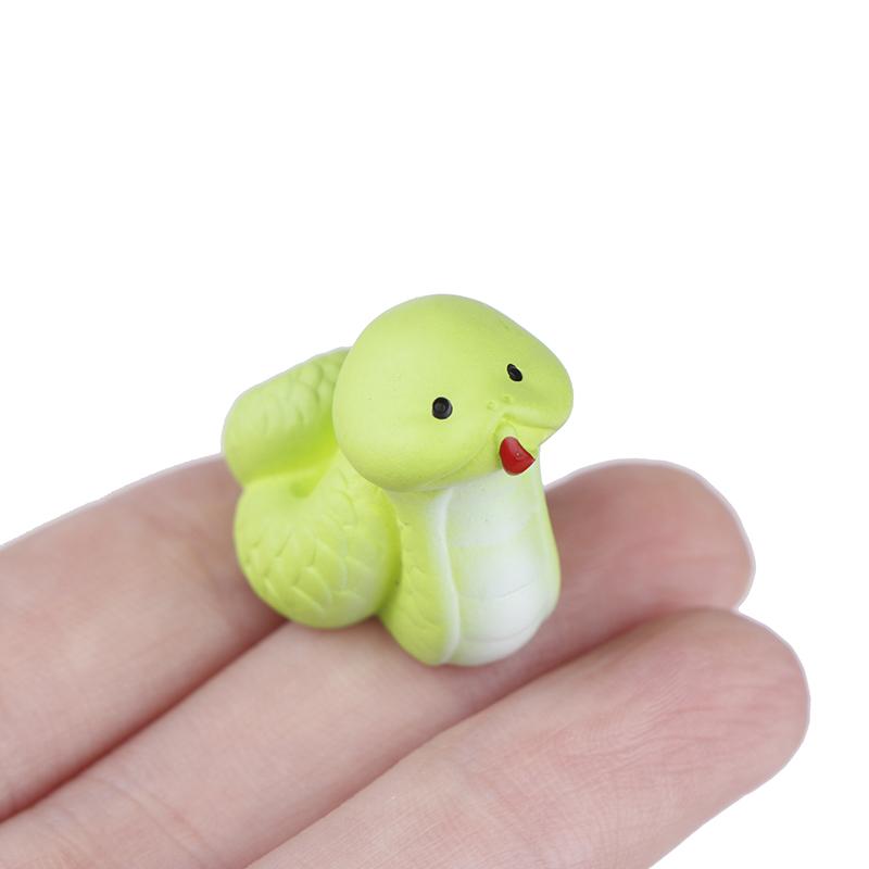 1PC Miniature 12 Zodiac Resin Doll Figurines Crafts Realistic Animals For Micro Landscape Scene Decoration DIY Accessories