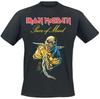 Треклист Piece of Mind Iron Maiden Графический Принт Короткий Рукав Свободный Повседневный Мужская и Женская Всесезонная Футболка Роскошная Модная
