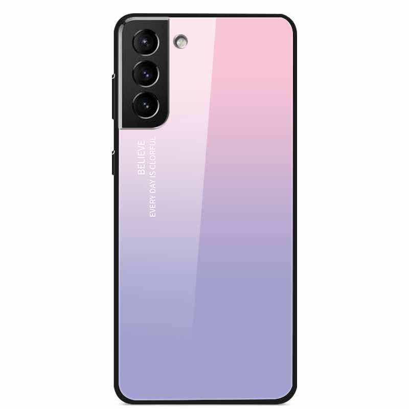 Для Samsung S22 5G Чехлы S22Plus S22Ultra 5G Закаленное Стекло Жесткая Задняя Крышка для Samsung Galaxy S22 Plus Чехол S22Ultra S22+ Чехол