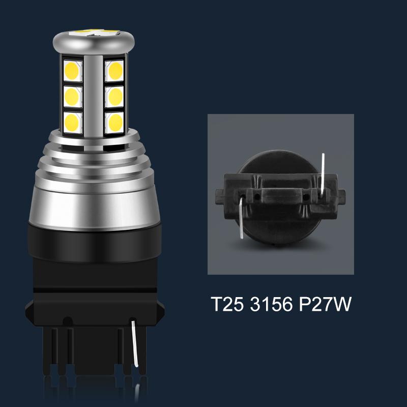 1 шт. 1400LM T20 светодиодная лампа 7440 7443 W21W WY21W W21/5W светодиодная T25 3157 3156 P27/7W P27W автомобильный сигнальный фонарь парковочный фонарь заднего хода 12 В