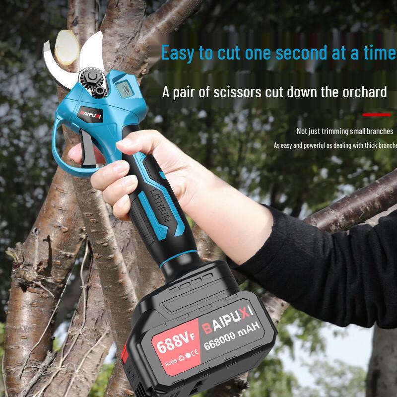BAIPUXI Cordless Electric Telescopic Pole Pruner Saw CN plug (adapter included)