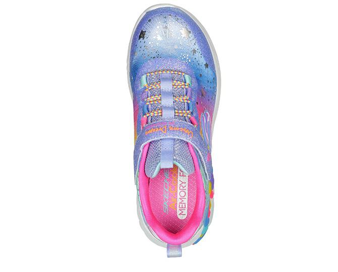 Sneakers Skechers Blue, Pink, Purple S-Lights Unicorn Dreams