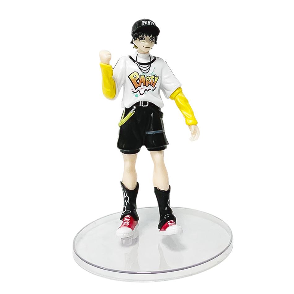 6pcs BLUE LOCK Anime Figures Doll Isagi Yoichi Nagi Seishiro Bachira Meguru Mikage Reo Figure Model decoration Toys for kid Gift