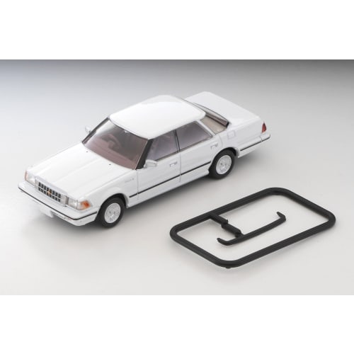 Tomytec Tomica Limited Vintage Neo LV-N199c Toyota Crown Hardtop 3.0 Royal Saloon G (White) 1985 Model, Completed, Part Number 332725