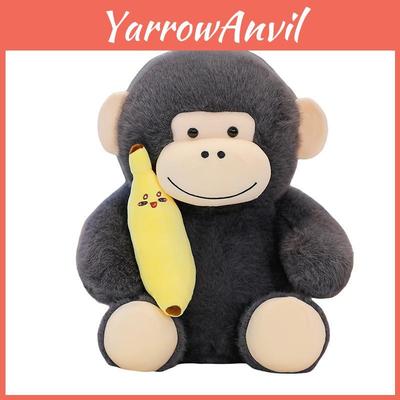 Очаровательная плюшевая игрушка-кукла Обезьянка с длинными руками и бананом для уютных обнимашек и в подарок