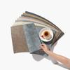 Modern Chinese Fan-Shaped PVC Leather Placemats Oil-Proof Heat-Resistant Table Mats for Round Dining Tables and Hotels