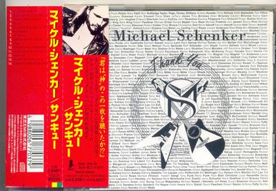 CD МИХАЭЛЬ ШЕНКЕР Thank You TOCP65245 INSIDEOUT 1999 Япония ObiRock Б/у