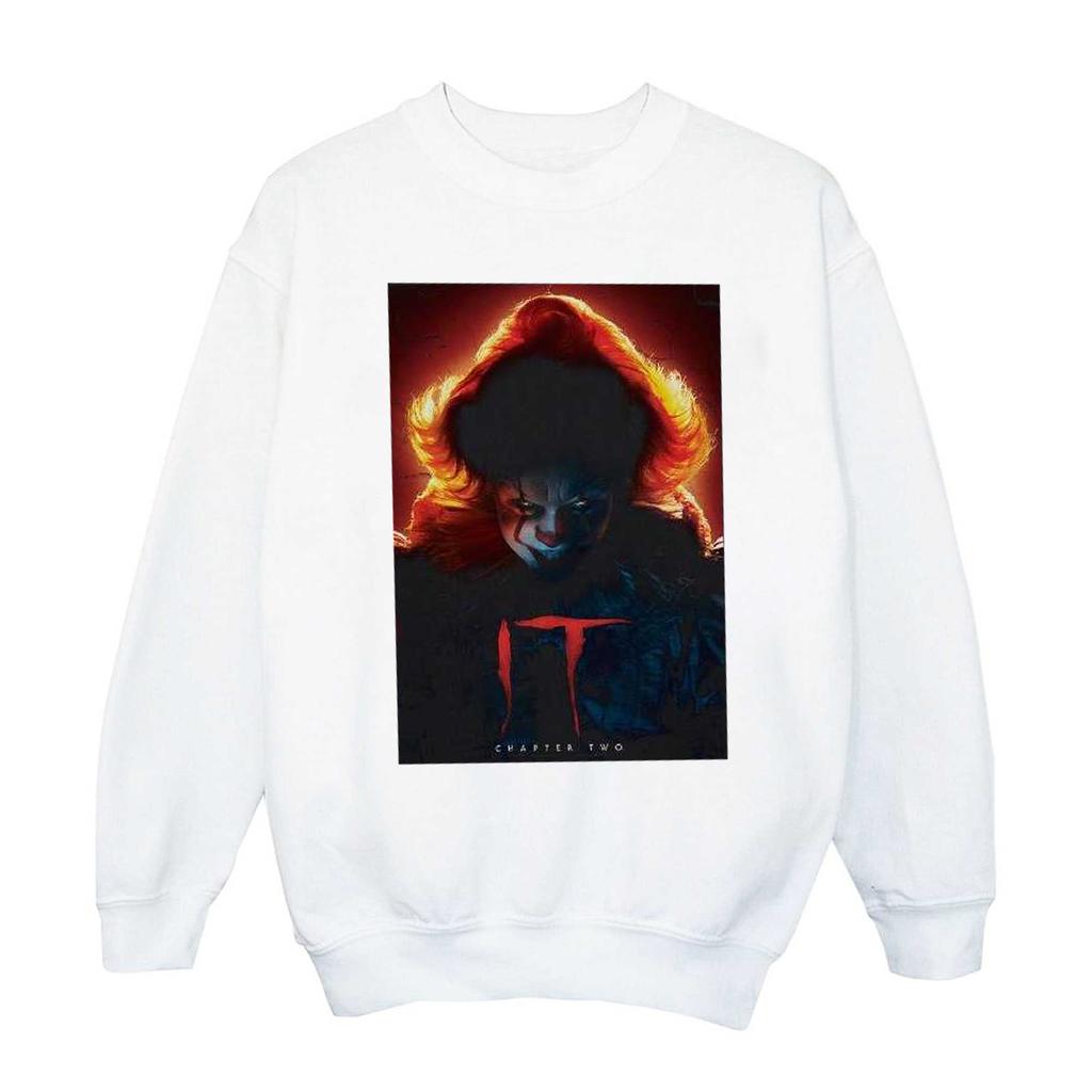 It Chapter 2 Womens/Ladies Pennywise Poster Sweatshirt