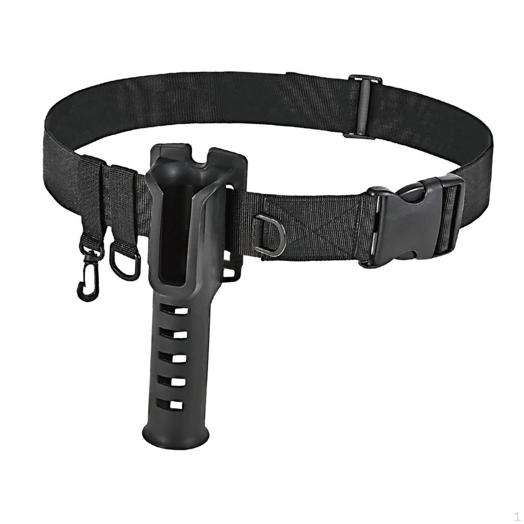 Fishing Rod Holder Adjustable Wading Belt Nylon Supplies Professional for