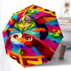 Gremlins: Chaos Curiosity Folding umbrella durable Suitable for all seasons Three folds Umbrella Sun umbrella