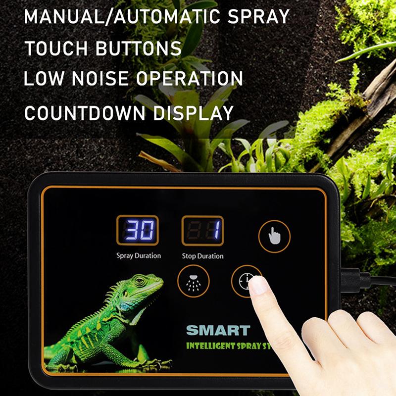 Система распыления Rainforest Tank Timing, набор для распыления, альпинистская черепаха, интеллектуальный распылитель, высокое качество, низкий уровень шума